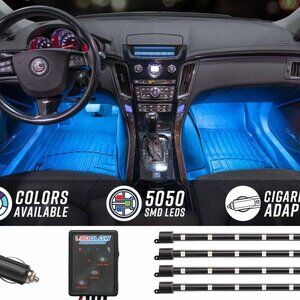 LEDGlow 7-Color LED Interior Car Light Kit – Customizable & Vibrant ✨
